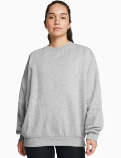Under Armour Rival Cotton Rich Fleece Oversized Sweatshirt -Marksandspencer Sale Store rival cotton rich fleece oversized sweatshirt 4