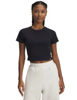 Under Armour Rival Rib Baby Cotton Rich T-Shirt -Marksandspencer Sale Store rival rib baby cotton rich t shirt 4