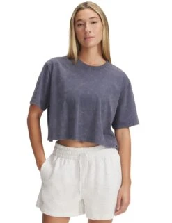 Under Armour Rival Wash Cotton Rich Crew Neck T-Shirt -Marksandspencer Sale Store rival wash cotton rich crew neck t shirt 2