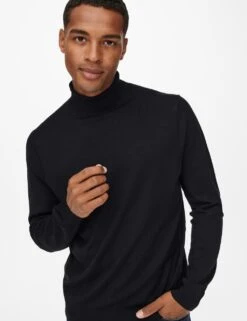 Only & Sons Roll Neck Jumper -Marksandspencer Sale Store roll neck jumper 18