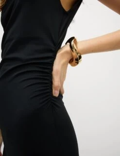 Round Neck Ruched Midi Bodycon Dress 19 Round Neck Ruched Midi Bodycon Dress -Marksandspencer Sale Store round neck ruched midi bodycon dress 7