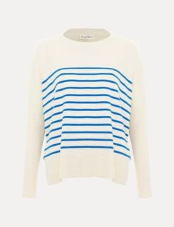 Sadie Striped Round Neck Jumper -Marksandspencer Sale Store sadie striped round neck jumper 7