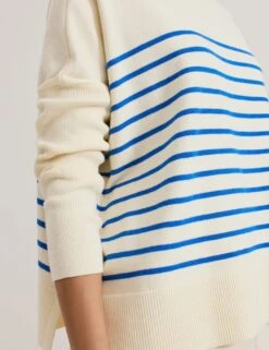 Sadie Striped Round Neck Jumper -Marksandspencer Sale Store sadie striped round neck jumper 9