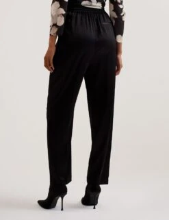 Ted Baker Natori Satin Slim Cut Jogger -Marksandspencer Sale Store satin drawstring slim fit joggers 1