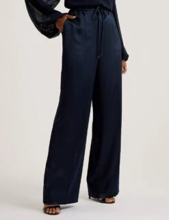 Ted Baker Umaibo Wide Leg Jogger -Marksandspencer Sale Store satin drawstring wide leg joggers 7