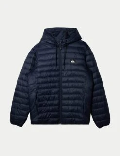 Quiksilver Scaly Hooded Padded Puffer Jacket -Marksandspencer Sale Store scaly hooded padded puffer jacket 8