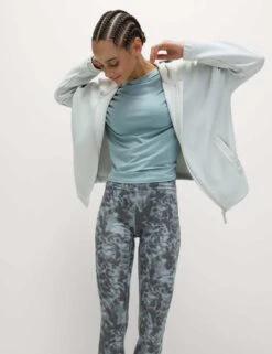 Scuba Zip Up Relaxed Hoodie -Marksandspencer Sale Store scuba zip up relaxed hoodie 13