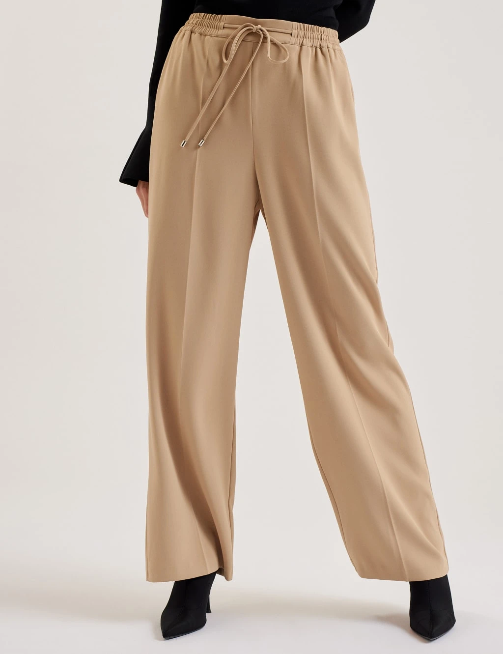 Ted Baker Seam Detail Drawstring Wide Leg Joggers 6 Ted Baker Seam Detail Drawstring Wide Leg Joggers - Image 6