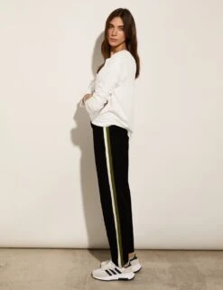 Side Stripe Straight Leg Ankle Grazer Trousers -Marksandspencer Sale Store side stripe straight leg ankle grazer trousers 5