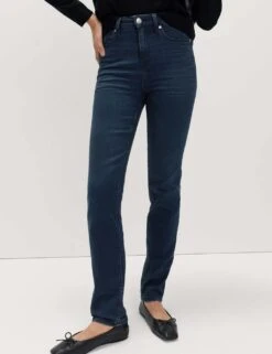 Sienna Straight Leg Jeans 28 Sienna Straight Leg Jeans -Marksandspencer Sale Store sienna high waisted straight leg jeans 1