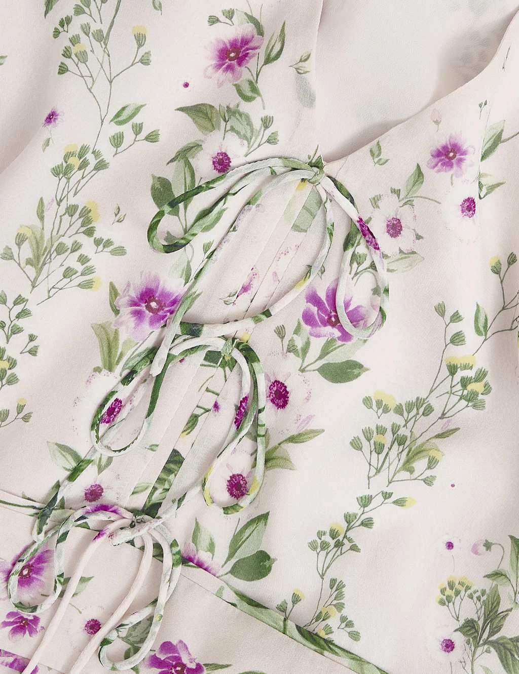 Silk Rich Floral V-Neck Midi Skater Dress 11 Silk Rich Floral V-Neck Midi Skater Dress - Image 11