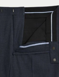 Skinny Fit Check Suit Trousers -Marksandspencer Sale Store skinny fit check suit trousers 11