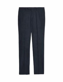 Skinny Fit Check Suit Trousers -Marksandspencer Sale Store skinny fit check suit trousers