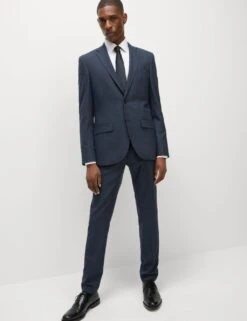Skinny Fit Check Suit Trousers -Marksandspencer Sale Store skinny fit check suit trousers 9