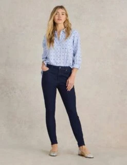 WHITE STUFF Skinny Mid Rise Ankle Grazer Jeans -Marksandspencer Sale Store skinny mid rise ankle grazer jeans 10
