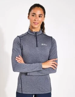 Jack Wolfskin Sky Thermal Half Zip Base Layer Top -Marksandspencer Sale Store sky thermal half zip base layer top 7