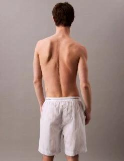 Calvin Klein Sleep Pure Cotton Striped Pyjama Shorts -Marksandspencer Sale Store sleep pure cotton striped pyjama shorts 7