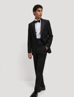 Slim Fit Cotton Blend Dress Shirt -Marksandspencer Sale Store slim fit cotton blend dress shirt 9