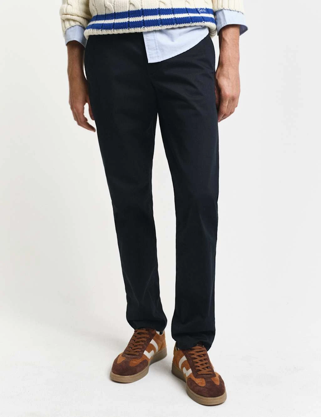 Gant Slim Fit Cotton Rich Chinos 10 Gant Slim Fit Cotton Rich Chinos - Image 10