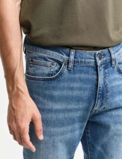 Gant Slim Fit Denim Jeans -Marksandspencer Sale Store slim fit denim jeans 18