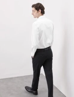 Slim Fit Cotton Stretch 360 Flex™ Shirt -Marksandspencer Sale Store slim fit easy iron cotton blend shirt 6