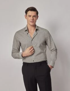 Slim Fit Easy Iron Pure Cotton Chain Shirt 9 Slim Fit Easy Iron Pure Cotton Chain Shirt -Marksandspencer Sale Store slim fit easy iron pure cotton chain shirt 3