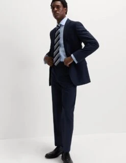 Slim Fit Luxury Cotton Double Cuff Twill Shirt -Marksandspencer Sale Store slim fit easy iron pure cotton twill shirt 10