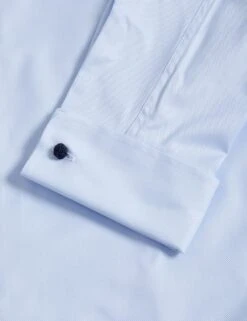 Slim Fit Luxury Cotton Double Cuff Twill Shirt -Marksandspencer Sale Store slim fit easy iron pure cotton twill shirt 9