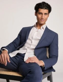 Ted Baker Slim Fit Linen Blend Suit Jacket -Marksandspencer Sale Store slim fit linen blend suit jacket 7