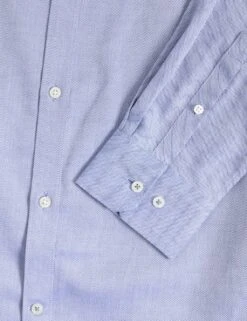 Slim Fit Easy Iron Pure Cotton Textured Shirt -Marksandspencer Sale Store slim fit non iron pure cotton textured shirt 19