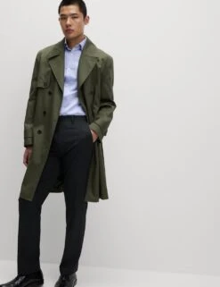 Slim Fit Easy Iron Pure Cotton Textured Shirt -Marksandspencer Sale Store slim fit non iron pure cotton textured shirt 20