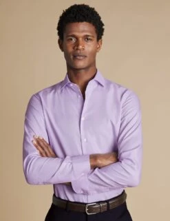 Slim Fit Non Iron Pure Cotton Textured Shirt -Marksandspencer Sale Store slim fit non iron pure cotton textured shirt 6