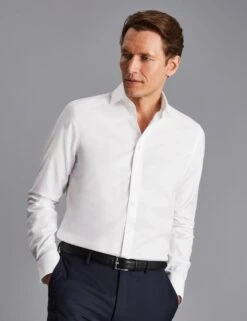 Slim Fit Non Iron Pure Cotton Twill Shirt -Marksandspencer Sale Store slim fit non iron pure cotton twill shirt 15