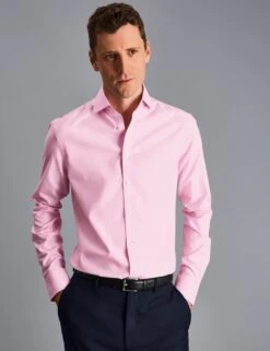 Slim Fit Non Iron Pure Cotton Twill Shirt -Marksandspencer Sale Store slim fit non iron pure cotton twill shirt 9