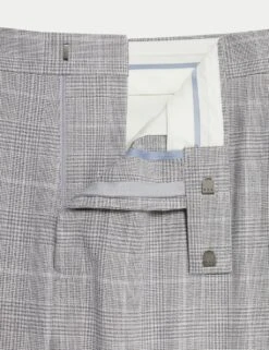 Slim Fit Prince Of Wales Check Suit Trousers 24 Slim Fit Prince Of Wales Check Suit Trousers -Marksandspencer Sale Store slim fit prince of wales check suit trousers 10