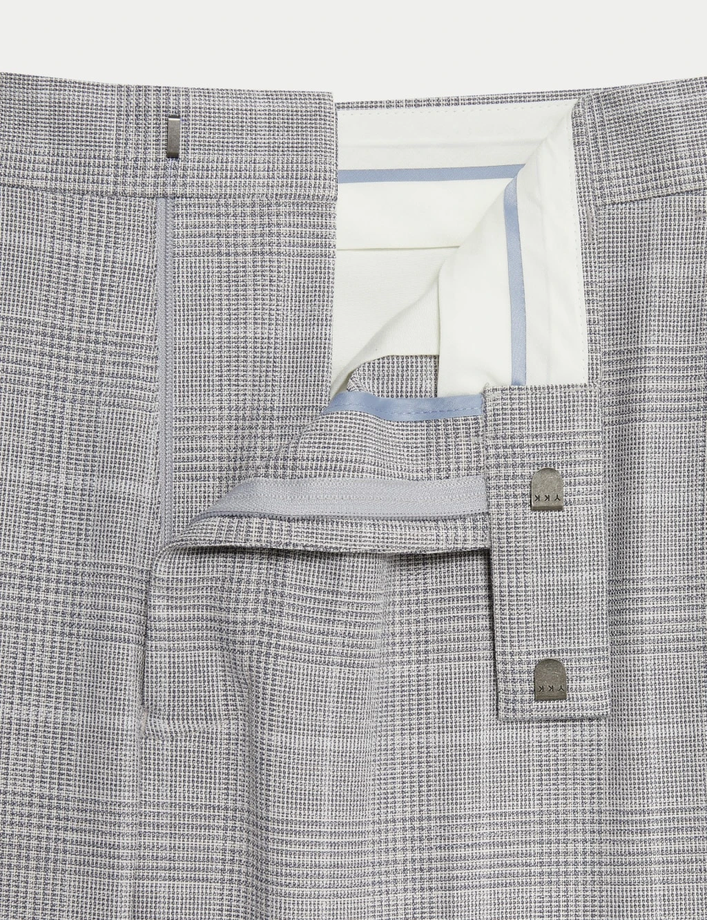 Slim Fit Prince Of Wales Check Suit Trousers 12 Slim Fit Prince Of Wales Check Suit Trousers - Image 12