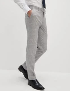 Slim Fit Prince Of Wales Check Suit Trousers 23 Slim Fit Prince Of Wales Check Suit Trousers -Marksandspencer Sale Store slim fit prince of wales check suit trousers 9