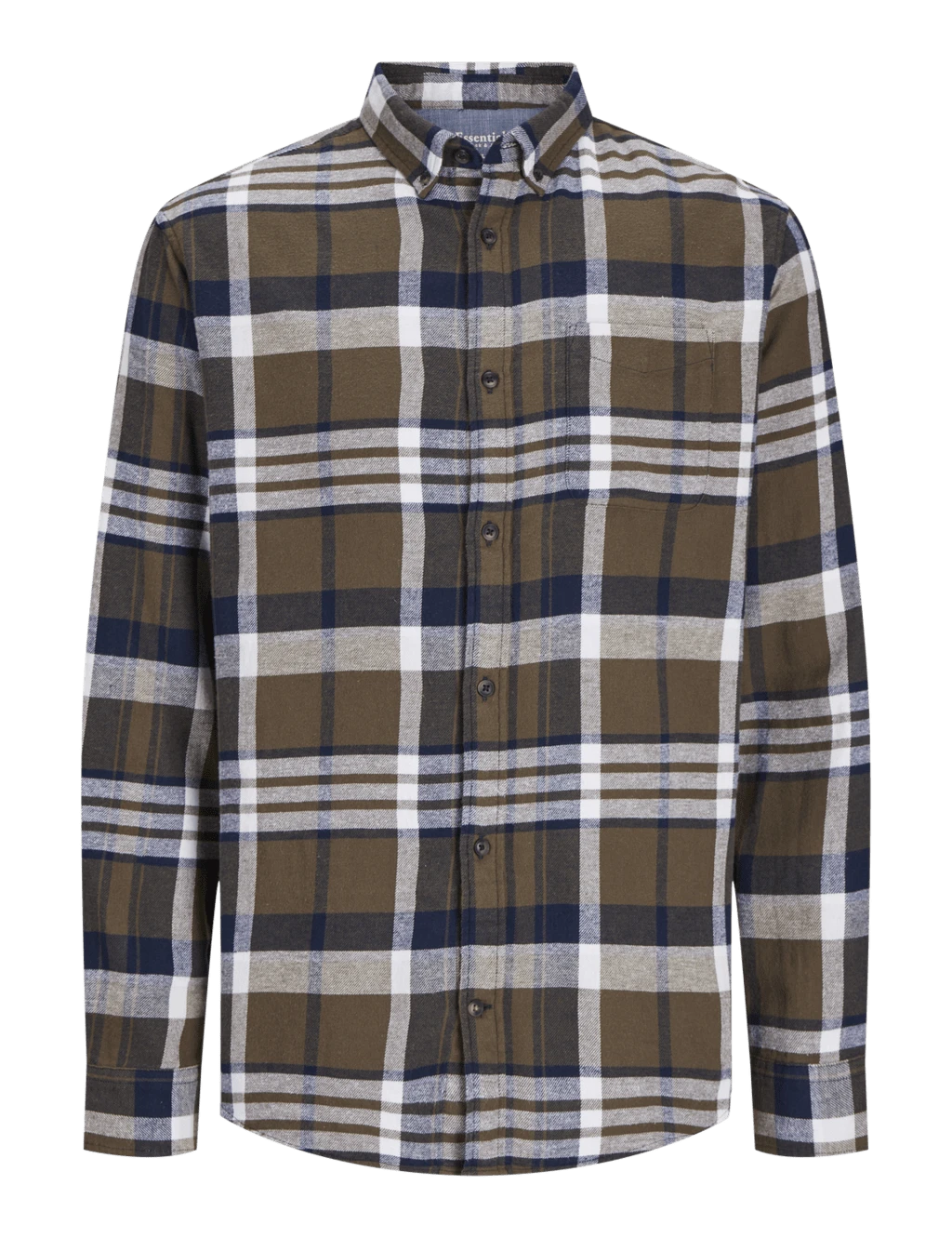 Jack & Jones Slim Fit Pure Cotton Checked Overshirt 14 Jack & Jones Slim Fit Pure Cotton Checked Overshirt - Image 14