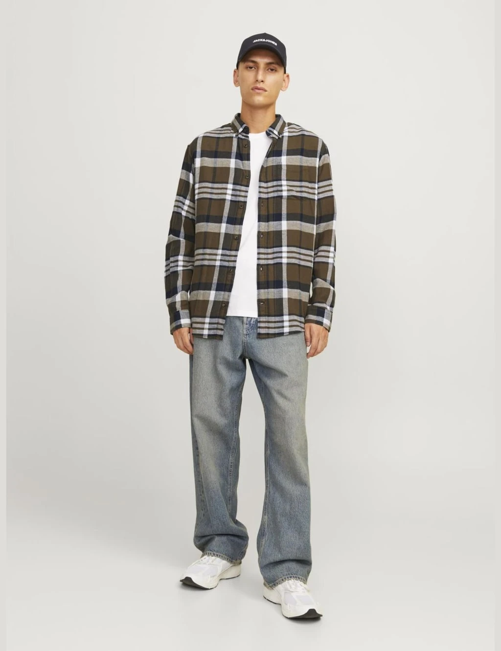 Jack & Jones Slim Fit Pure Cotton Checked Overshirt 13 Jack & Jones Slim Fit Pure Cotton Checked Overshirt - Image 13