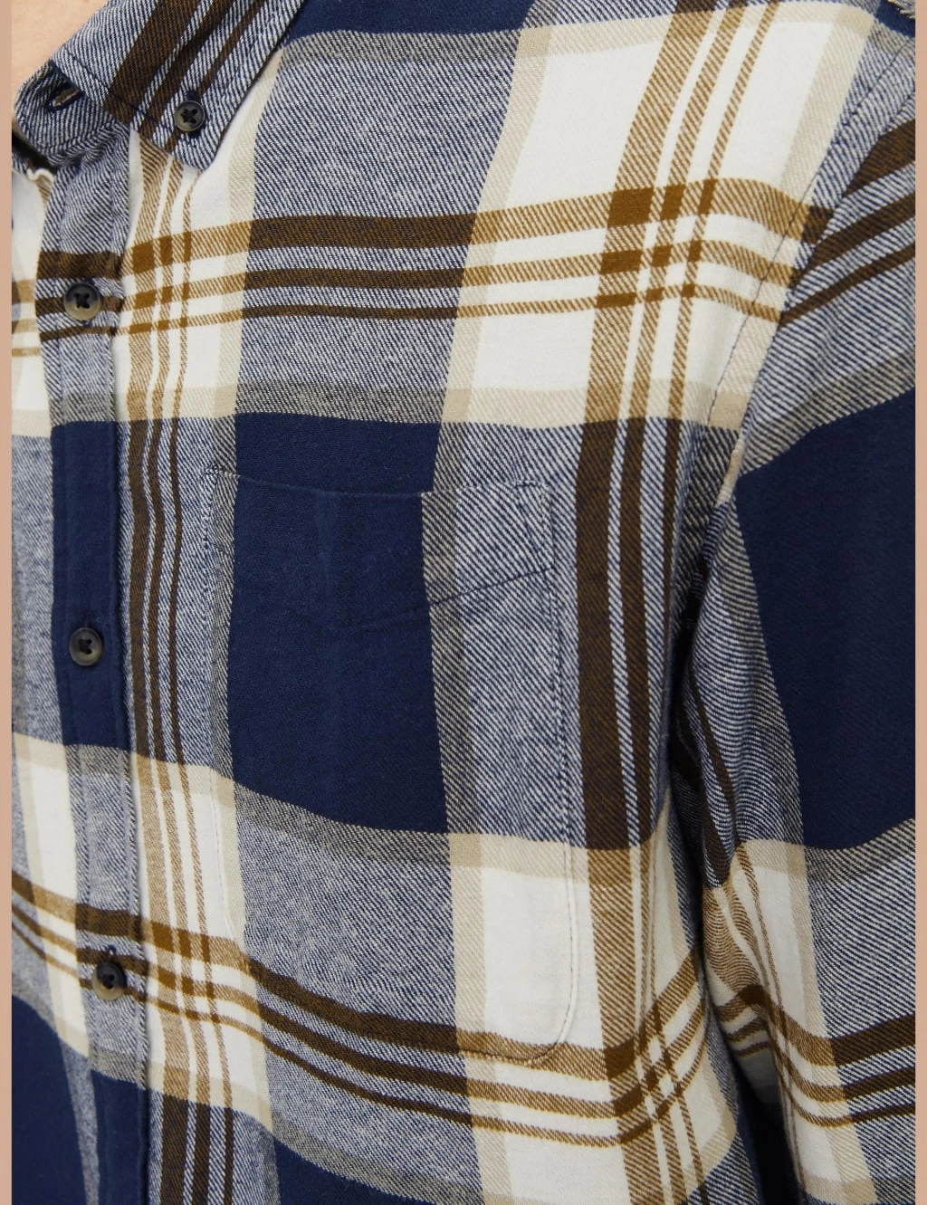 Jack & Jones Slim Fit Pure Cotton Checked Overshirt 18 Jack & Jones Slim Fit Pure Cotton Checked Overshirt - Image 18