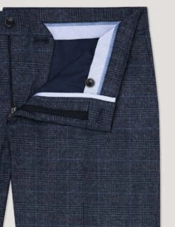 Hackett Slim Fit Pure Cotton Checked Trousers -Marksandspencer Sale Store slim fit pure cotton checked trousers 6