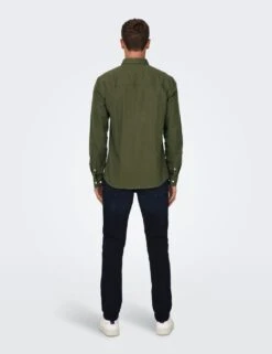 Only & Sons Slim Fit Pure Cotton Flannel Shirt -Marksandspencer Sale Store slim fit pure cotton flannel shirt 11