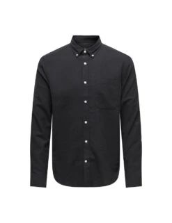 Only & Sons Slim Fit Pure Cotton Flannel Shirt -Marksandspencer Sale Store slim fit pure cotton flannel shirt 9