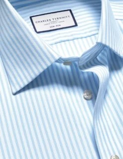 Slim Fit Pure Cotton Striped Oxford Shirt -Marksandspencer Sale Store slim fit pure cotton striped oxford shirt 7