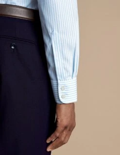 Slim Fit Pure Cotton Striped Oxford Shirt -Marksandspencer Sale Store slim fit pure cotton striped oxford shirt 8