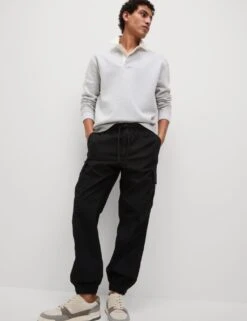 Slim Fit Ripstop Cargo Trousers -Marksandspencer Sale Store slim fit ripstop cargo trousers 8