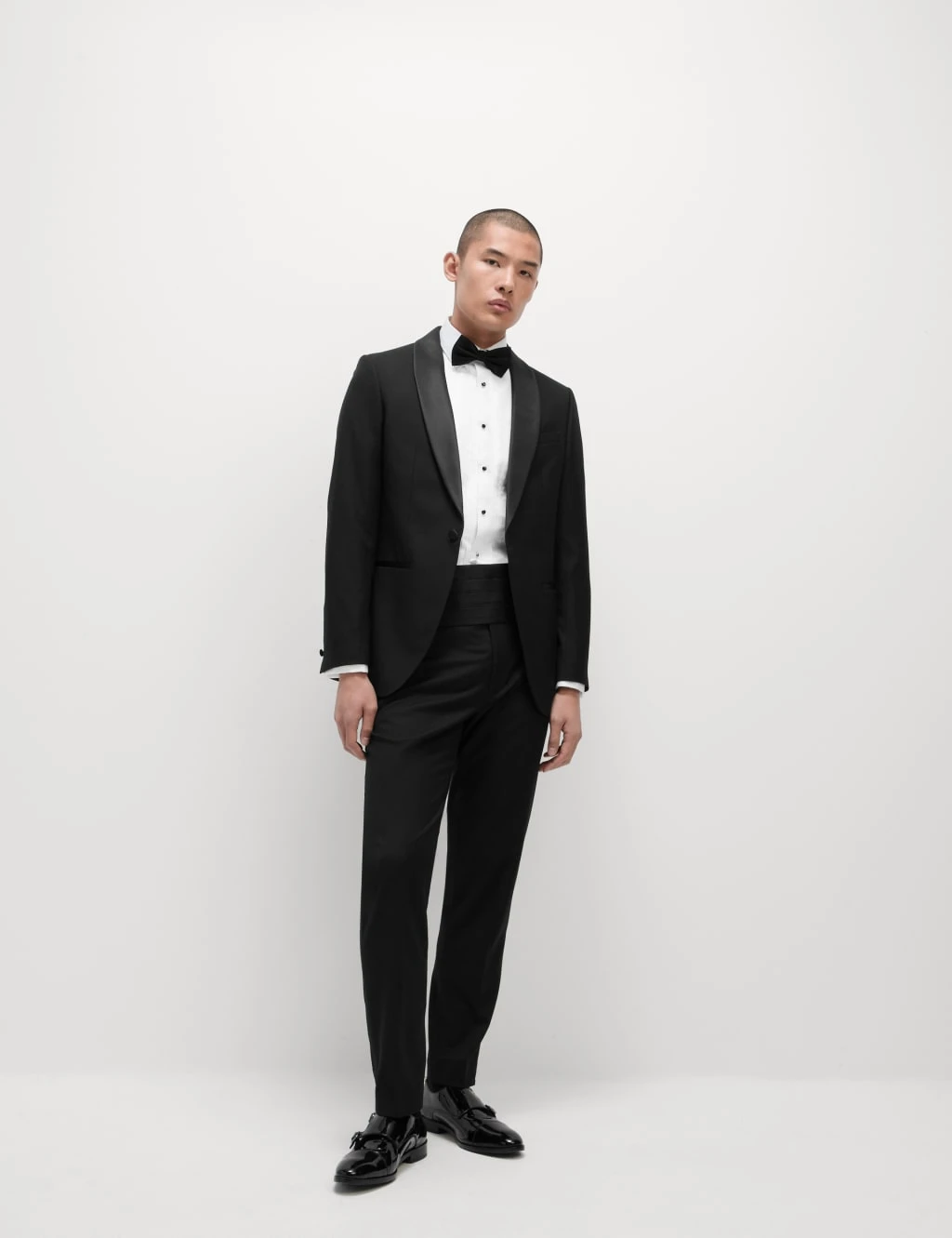 Slim Fit Shawl Collar Stretch Tuxedo Jacket 13 Slim Fit Shawl Collar Stretch Tuxedo Jacket - Image 13