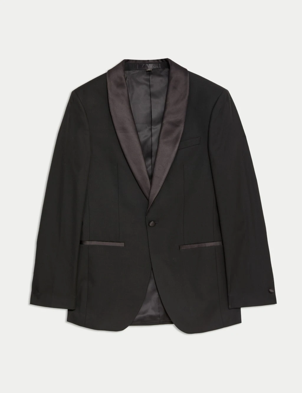 Slim Fit Shawl Collar Stretch Tuxedo Jacket 8 Slim Fit Shawl Collar Stretch Tuxedo Jacket - Image 8