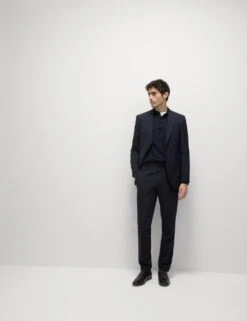 Slim Fit Machine Washable Suit Jacket -Marksandspencer Sale Store slim fit suit jacket 10