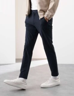 Slim Fit Technical Performance Chinos -Marksandspencer Sale Store slim fit technical chinos 1